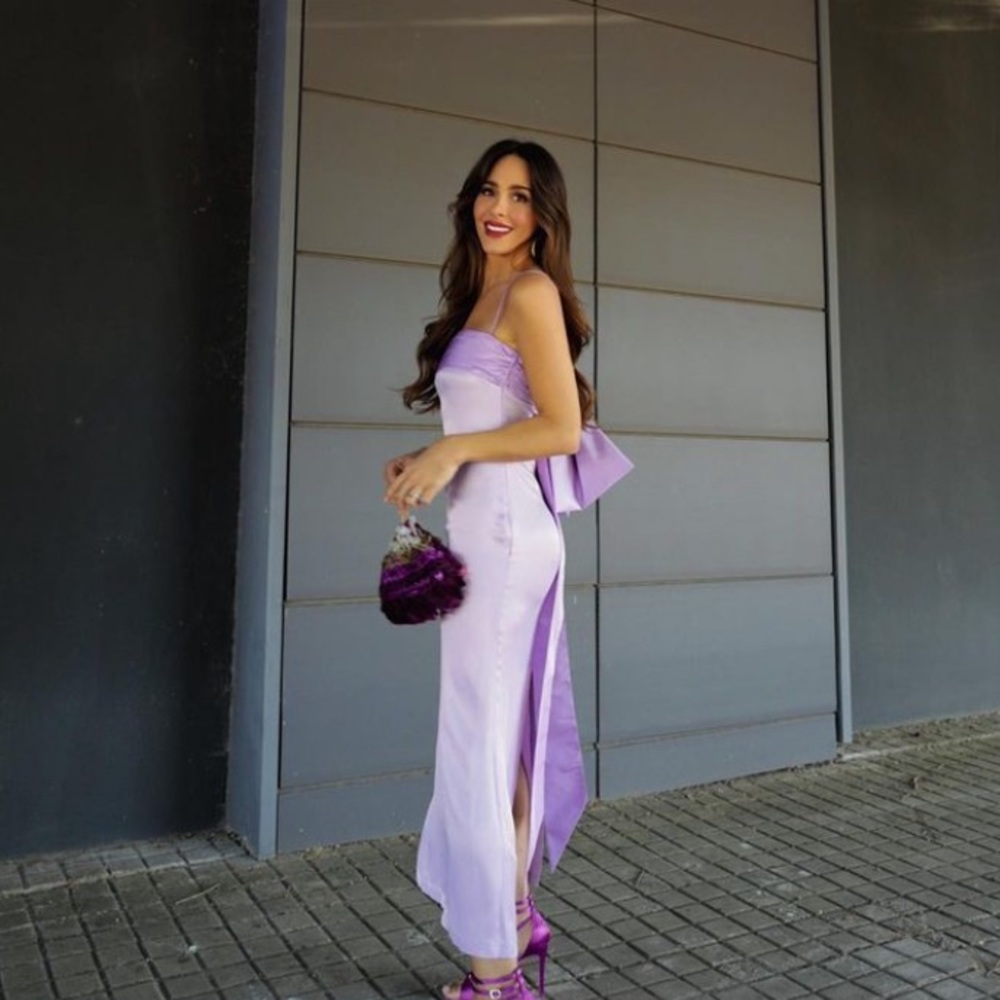 Zara Lavender Dress - Picture 9 of 10